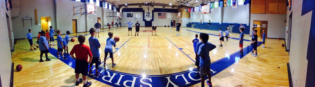Panoramic of 10U practice