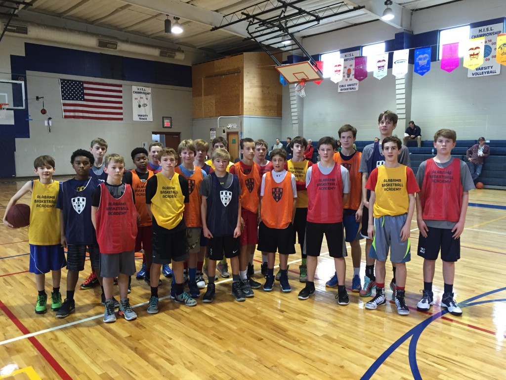 group shot from camp